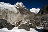 Widok z Goecha La na Goecha Peak i Kangchenjungę