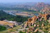 Hampi, widok z pobliskiej górki