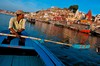 Varanasi - rejs łódką o poranku