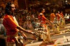 Varanasi, Indie: Ganga Aarti